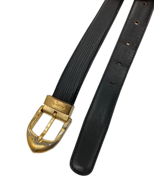 LOUIS VUITTON（ルイ ヴィトン）LOUIS VUITTON (ルイ ヴィトン) ベルト ブラック×ゴールドカラーの古着・服飾アイテム
