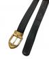 LOUIS VUITTON (ルイ ヴィトン) ベルト ブラック×ゴールドカラー：2000円