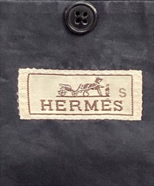HERMES（エルメス）HERMES (エルメス) テーラードジャケット グレー サイズ:Sの古着・服飾アイテム