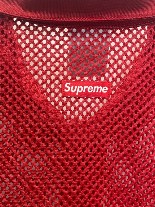 NIKE（ナイキ）NIKE (ナイキ) Supreme (シュプリーム) メッシュシャツ レッド サイズ:XLの古着・服飾アイテム