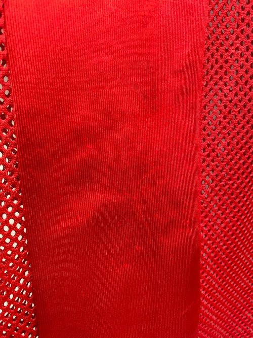 NIKE（ナイキ）NIKE (ナイキ) Supreme (シュプリーム) メッシュシャツ レッド サイズ:XLの古着・服飾アイテム