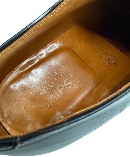 Alden（オールデン）Alden (オールデン) SHIPS (シップス) Uチップシューズ ブラック サイズ:8 Dの古着・服飾アイテム