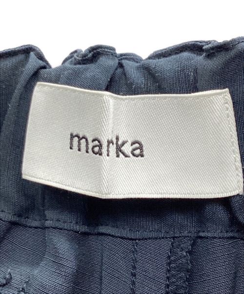 MARKA（マーカ）MARKA (マーカ) リネンブレンドオーバーパンツ ネイビー サイズ:2の古着・服飾アイテム