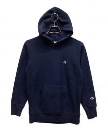 Champion REVERSE WEAVE（チャンピオン リバース ウィーブ）の古着「プルオーバーパーカー」｜ネイビー