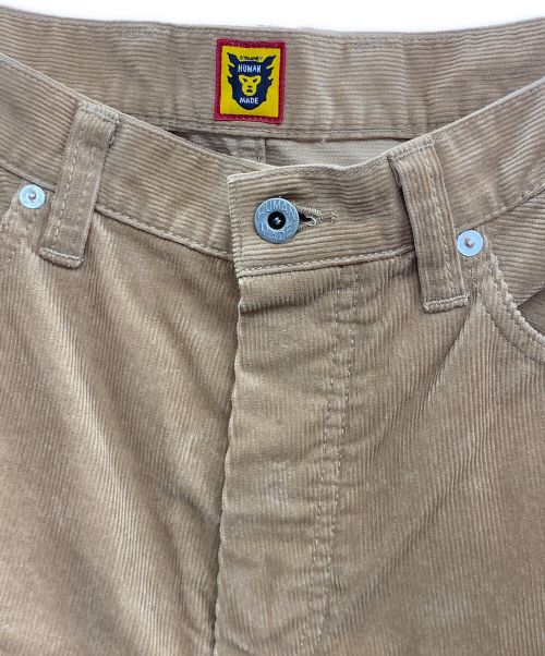 HUMAN MADE（ヒューマンメイド）HUMAN MADE (ヒューマンメイド) コーデュロイパンツ ブラウン サイズ:Lの古着・服飾アイテム