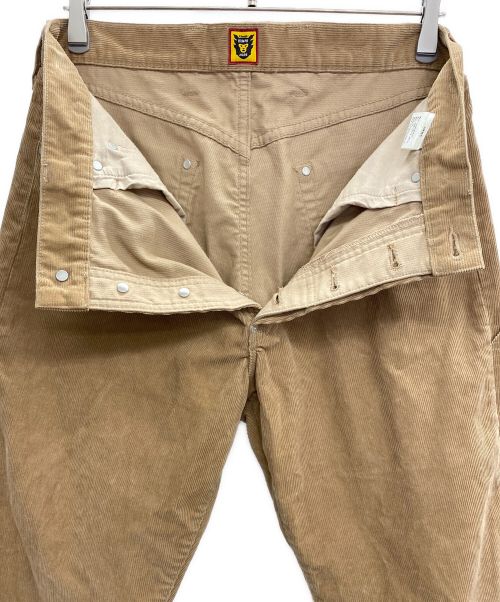 HUMAN MADE（ヒューマンメイド）HUMAN MADE (ヒューマンメイド) コーデュロイパンツ ブラウン サイズ:Lの古着・服飾アイテム