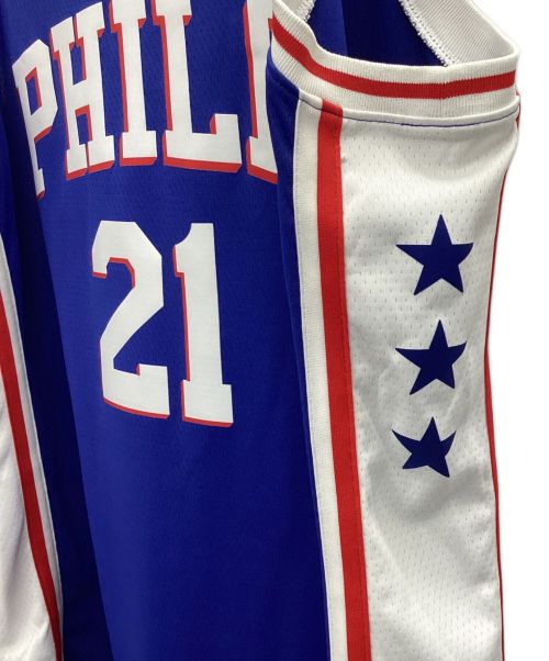NIKE（ナイキ）NIKE (ナイキ) NBAタンクトップ Philadelphia 76ers Embiid ブルー サイズ:Lの古着・服飾アイテム