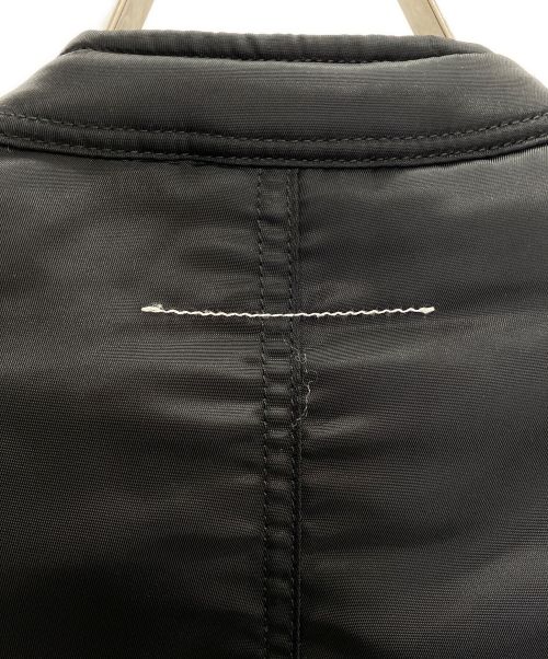 MM6 Maison Margiela（エムエムシックスメゾンマルジェラ）MM6 Maison Margiela (エムエムシックス メゾンマルジェラ) 八の字パデットライダースジャケット ブラック サイズ:38の古着・服飾アイテム