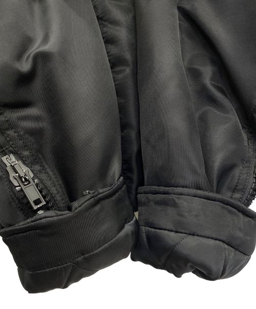 MM6 Maison Margiela（エムエムシックスメゾンマルジェラ）MM6 Maison Margiela (エムエムシックス メゾンマルジェラ) 八の字パデットライダースジャケット ブラック サイズ:38の古着・服飾アイテム