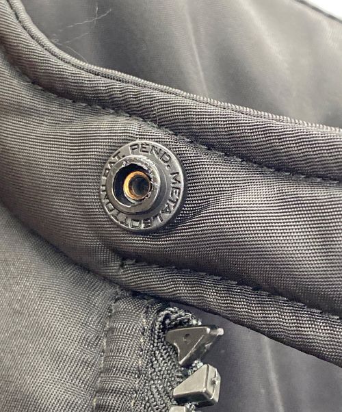 MM6 Maison Margiela（エムエムシックスメゾンマルジェラ）MM6 Maison Margiela (エムエムシックス メゾンマルジェラ) 八の字パデットライダースジャケット ブラック サイズ:38の古着・服飾アイテム