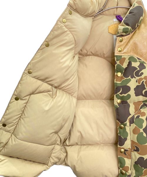 RockyMountainFeatherBed（ロッキーマウンテンフェザーベッド）RockyMountainFeatherBed (ロッキーマウンテンフェザーベッド) ダウンベスト グリーン×ブラウン サイズ:36の古着・服飾アイテム