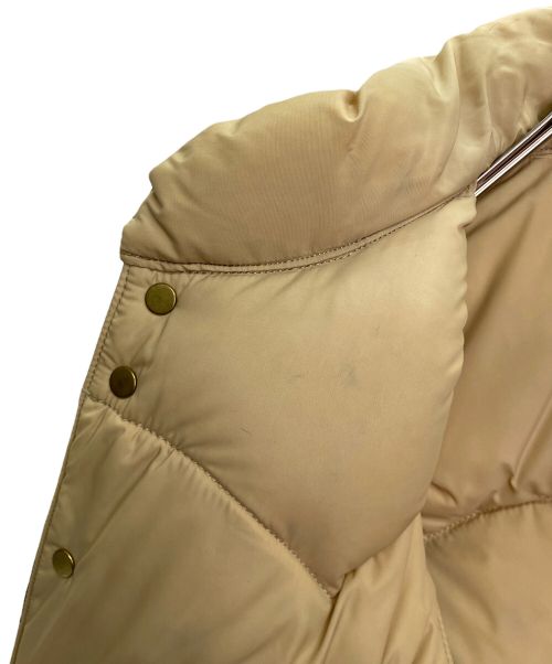 RockyMountainFeatherBed（ロッキーマウンテンフェザーベッド）RockyMountainFeatherBed (ロッキーマウンテンフェザーベッド) ダウンベスト グリーン×ブラウン サイズ:36の古着・服飾アイテム