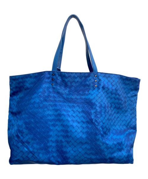 BOTTEGA VENETA（ボッテガベネタ）BOTTEGA VENETA (ボッテガベネタ) トートバッグ ブルーの古着・服飾アイテム