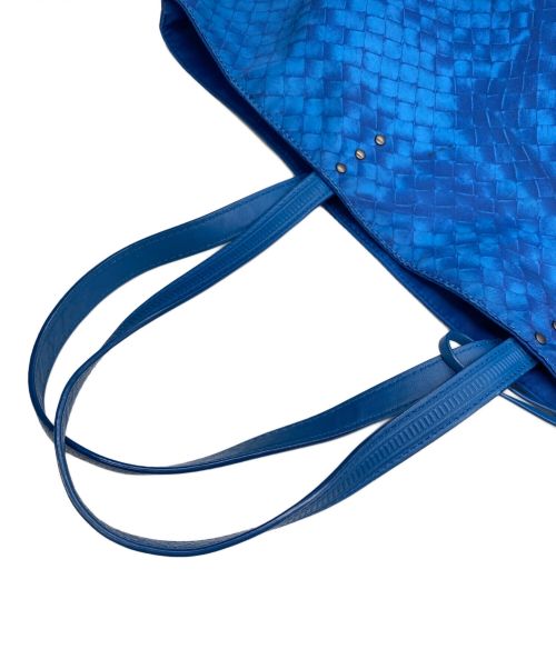 BOTTEGA VENETA（ボッテガベネタ）BOTTEGA VENETA (ボッテガベネタ) トートバッグ ブルーの古着・服飾アイテム