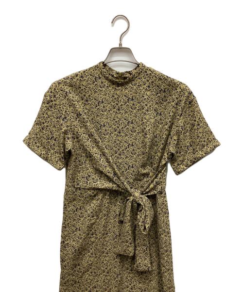 CLANE（クラネ）CLANE (クラネ) サークルフラワーワンピース オリーブ サイズ:1の古着・服飾アイテム