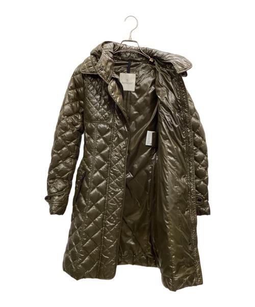 MONCLER（モンクレール）MONCLER (モンクレール) キルティングダウンコート ブラウンの古着・服飾アイテム