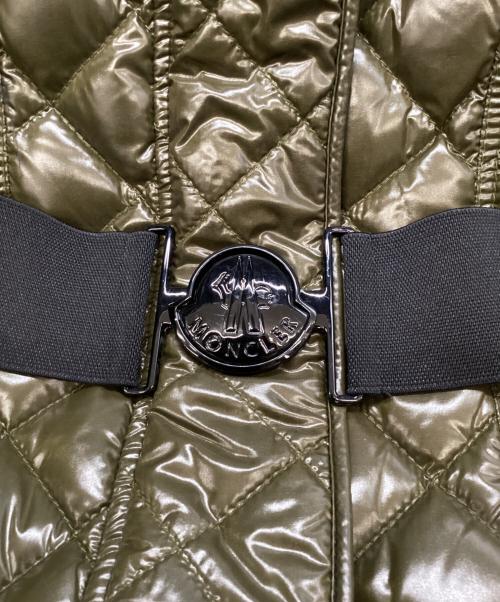 MONCLER（モンクレール）MONCLER (モンクレール) キルティングダウンコート ブラウンの古着・服飾アイテム