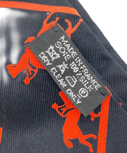 HERMES（エルメス）HERMES (エルメス) シルクツィリー ブラックの古着・服飾アイテム