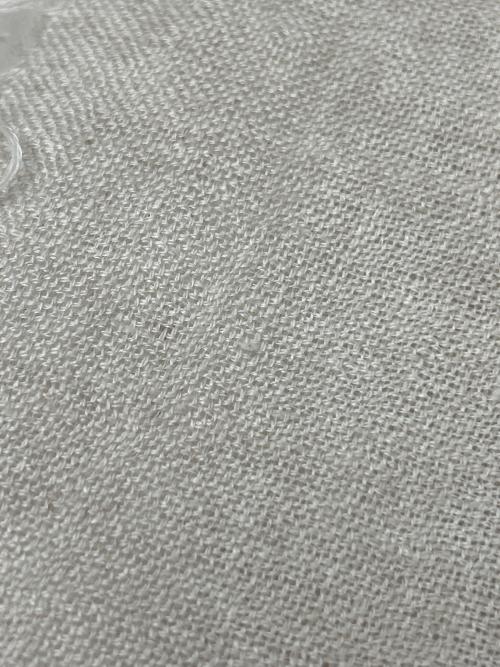 ASAUCE MELER（アソースメレ）ASAUCE MELER (アソースメレ) リネンガーゼストール ベージュの古着・服飾アイテム