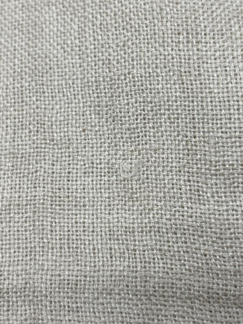 ASAUCE MELER（アソースメレ）ASAUCE MELER (アソースメレ) リネンガーゼストール ベージュの古着・服飾アイテム