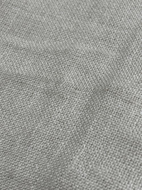 ASAUCE MELER（アソースメレ）ASAUCE MELER (アソースメレ) リネンガーゼストール ベージュの古着・服飾アイテム