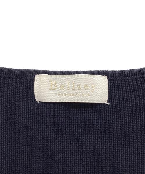 BALLSEY（ボールジィ）BALLSEY (ボールジィ) パールコンビ Vネックベスト ネイビー サイズ:Sの古着・服飾アイテム