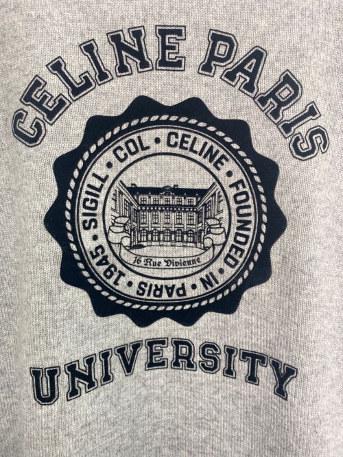 CELINE（セリーヌ）CELINE (セリーヌ) カシミヤセーター グレー サイズ:Lの古着・服飾アイテム