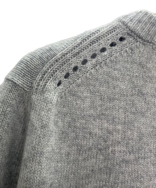 CELINE（セリーヌ）CELINE (セリーヌ) カシミヤセーター グレー サイズ:Lの古着・服飾アイテム