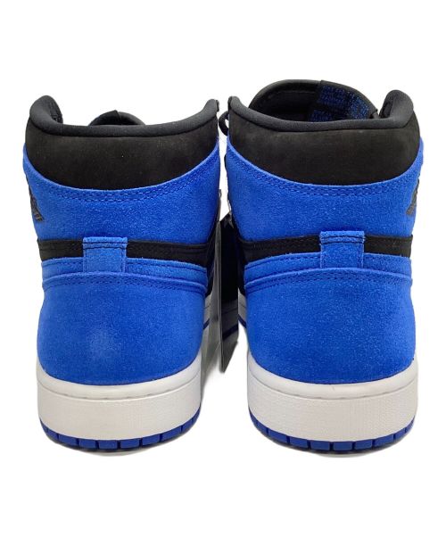 NIKE（ナイキ）NIKE (ナイキ) AIR JORDAN 1 RETRO HIGH OG ブラック×ブルー サイズ:27 未使用品の古着・服飾アイテム