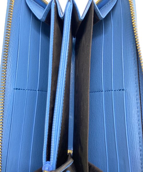 GUCCI（グッチ）GUCCI (グッチ) 長財布 ブルーの古着・服飾アイテム