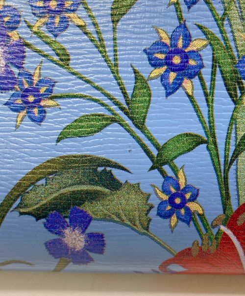 GUCCI（グッチ）GUCCI (グッチ) 長財布 ブルーの古着・服飾アイテム