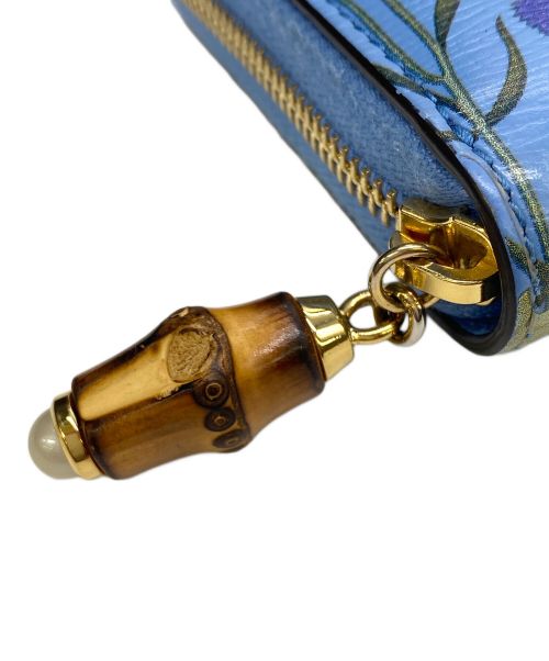 GUCCI（グッチ）GUCCI (グッチ) 長財布 ブルーの古着・服飾アイテム