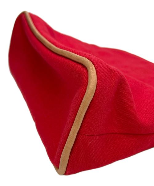 HERMES（エルメス）HERMES (エルメス) ポーチ レッドの古着・服飾アイテム