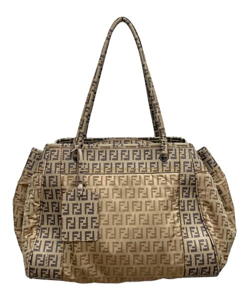 FENDI（フェンディ）FENDI (フェンディ) ハンドバッグ ベージュの古着・服飾アイテム