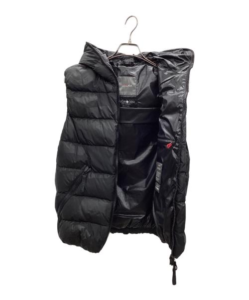 HYDROGEN（ハイドロゲン）HYDROGEN (ハイドロゲン) DUVETICA (デュベティカ) ダウンベスト ブラック サイズ:52の古着・服飾アイテム