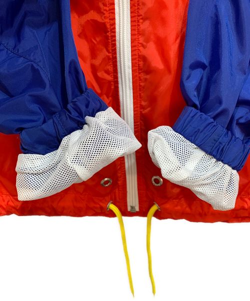 DIESEL（ディーゼル）DIESEL (ディーゼル) ナイロンジャケット ブルー×レッド サイズ:Lの古着・服飾アイテム