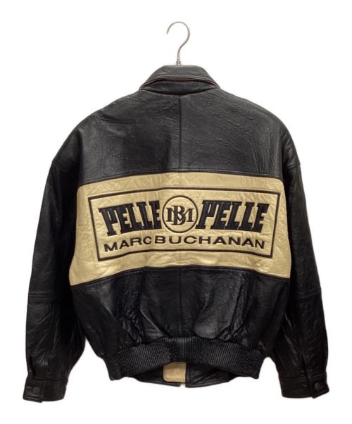 pelle pelle（ペレペレ）pelle pelle (ペレペレ) レザージャケット ブラック サイズ:38の古着・服飾アイテム