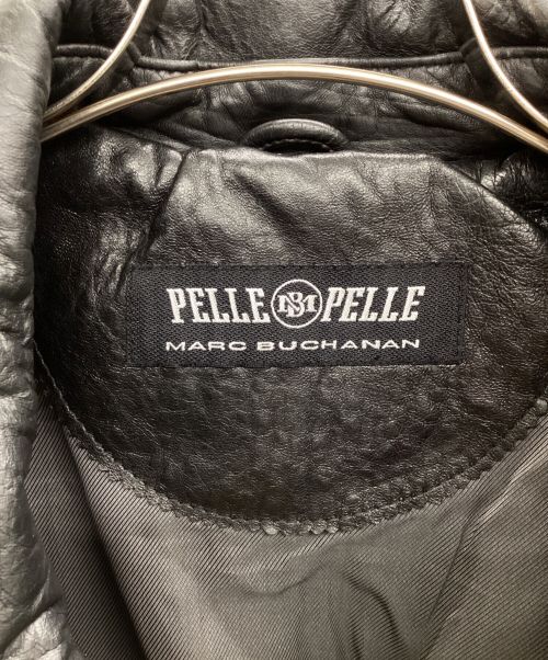 pelle pelle（ペレペレ）pelle pelle (ペレペレ) レザージャケット ブラック サイズ:38の古着・服飾アイテム