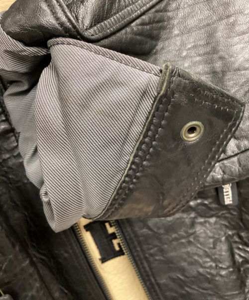 pelle pelle（ペレペレ）pelle pelle (ペレペレ) レザージャケット ブラック サイズ:38の古着・服飾アイテム