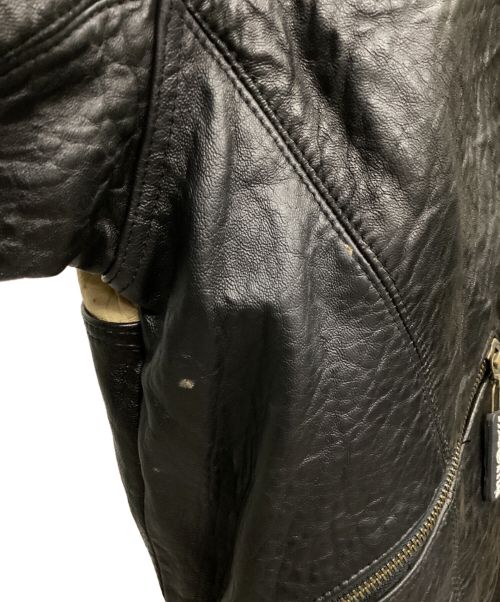 pelle pelle（ペレペレ）pelle pelle (ペレペレ) レザージャケット ブラック サイズ:38の古着・服飾アイテム