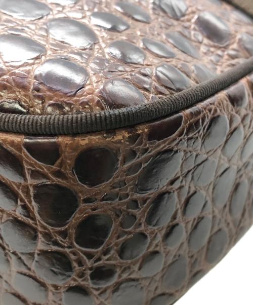 Salvatore Ferragamo（サルヴァトーレ フェラガモ）Salvatore Ferragamo (サルヴァトーレ フェラガモ) ヴァラ ショルダーバッグ／VARA SHOULDER ブラウンの古着・服飾アイテム