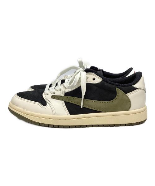 NIKE（ナイキ）NIKE (ナイキ) TRAVIS SCOTT (トラヴィス・スコット) Travis Scott Air Jordan 1（トラヴィススコット エアージョーダン） Low OG SP グリーン サイズ:24の古着・服飾アイテム