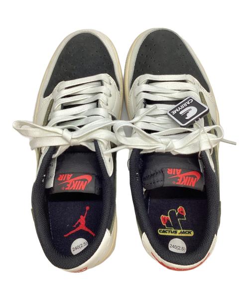 NIKE（ナイキ）NIKE (ナイキ) TRAVIS SCOTT (トラヴィス・スコット) Travis Scott Air Jordan 1（トラヴィススコット エアージョーダン） Low OG SP グリーン サイズ:24の古着・服飾アイテム