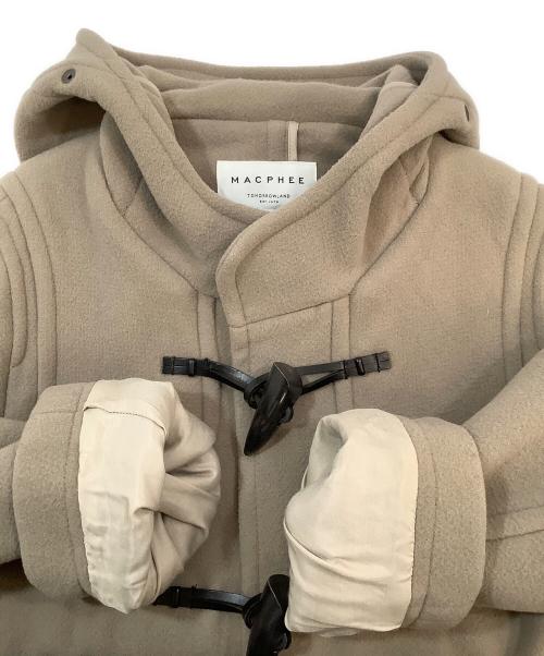 MACPHEE（マカフィー）MACPHEE (マカフィー) ウールメルトンダッフルコート ブラウン サイズ:34の古着・服飾アイテム