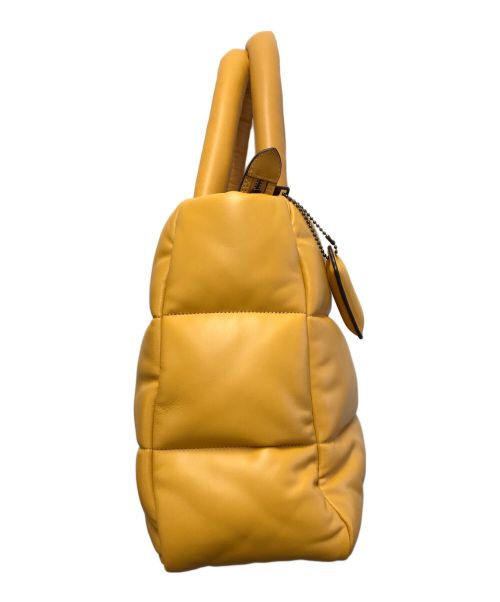 COACH（コーチ）COACH (コーチ) ピロートートバッグ イエローの古着・服飾アイテム