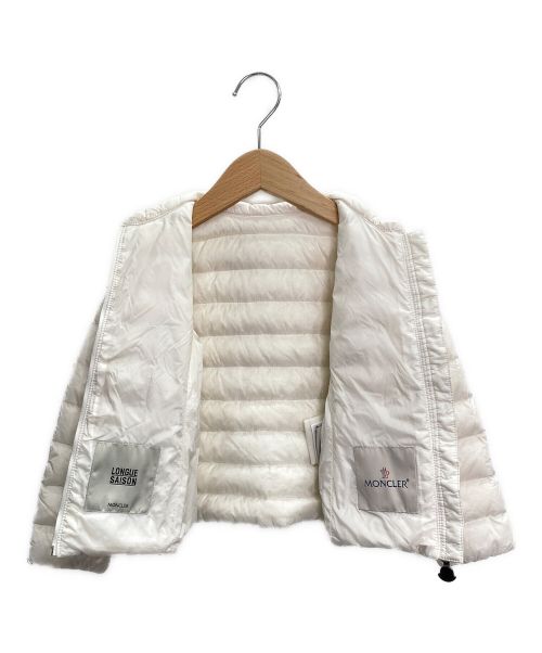 MONCLER（モンクレール）MONCLER (モンクレール) ダウンジャケット キッズ ホワイト サイズ:4 anni 104㎝の古着・服飾アイテム