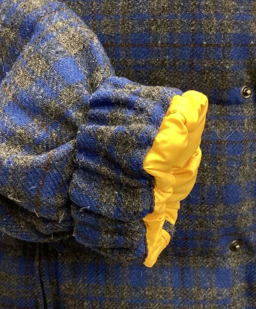 MONCLER（モンクレール）MONCLER (モンクレール) JUNYA WATANABE CdG MAN (ジュンヤ ワタナベ コム デ ギャルソン マン) ダウンジャケット ネイビー×イエロー サイズ:Sの古着・服飾アイテム