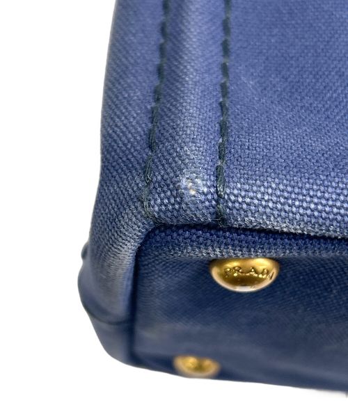 PRADA（プラダ）PRADA (プラダ) ハンドバッグ カナパミニ インディゴの古着・服飾アイテム