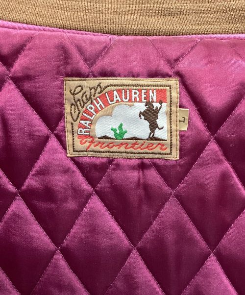 CHAPS RALPH LAUREN（チャップス ラルフローレン）CHAPS RALPH LAUREN (チャップス ラルフローレン) 90sバック刺繍スタジャン ブラウン サイズ:Lの古着・服飾アイテム