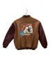 CHAPS RALPH LAUREN (チャップス ラルフローレン) 90sバック刺繍スタジャン ブラウン サイズ:L：21000円